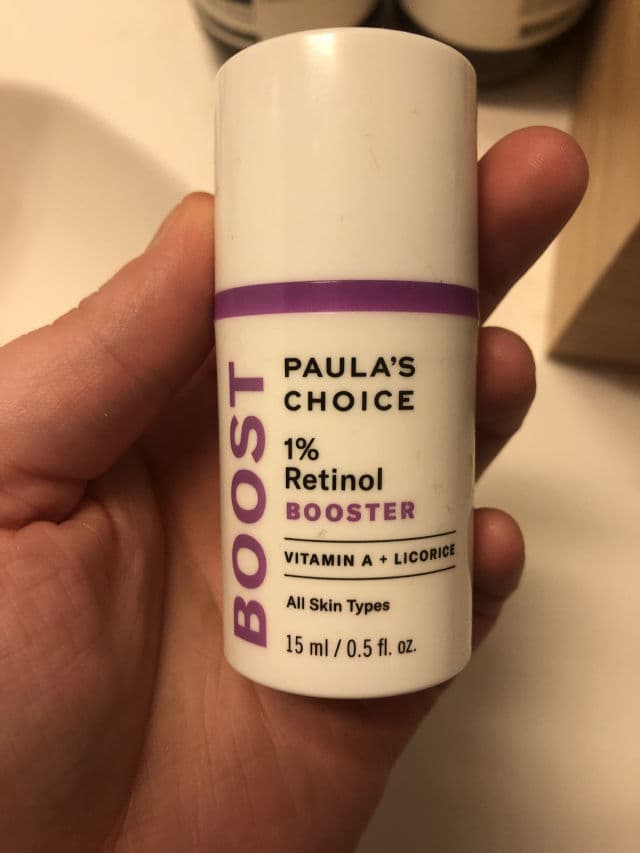 Paula's Choice 1% Retinol Booster review photo by plsmrng