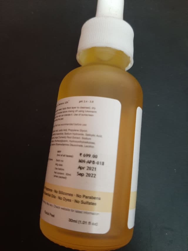 Minimalist AHA 25% + PHA 5% + BHA 2% review photo by pooja18