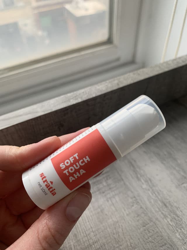 Stratia Soft Touch AHA review photo by alyssalynnskin
