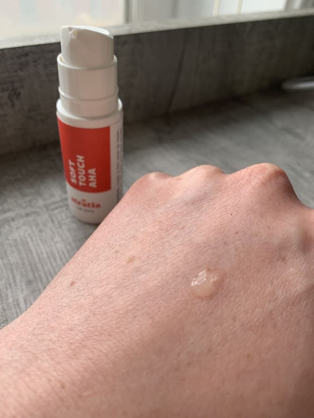 Stratia Soft Touch AHA review photo by alyssalynnskin