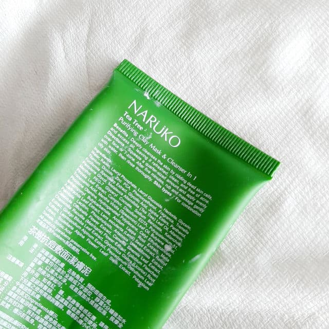 Naruko Tea Tree Purifying Clay Mask & Cleanser In 1 review photo by pristine
