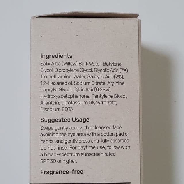 PURITO AHA BHA Refreshing Solution review photo by pyskhim