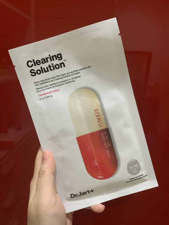 Dr. Jart+ Dermask Clearing Solution Ultra-Fine Microfiber Sheet Mask review photo by reniseeeee