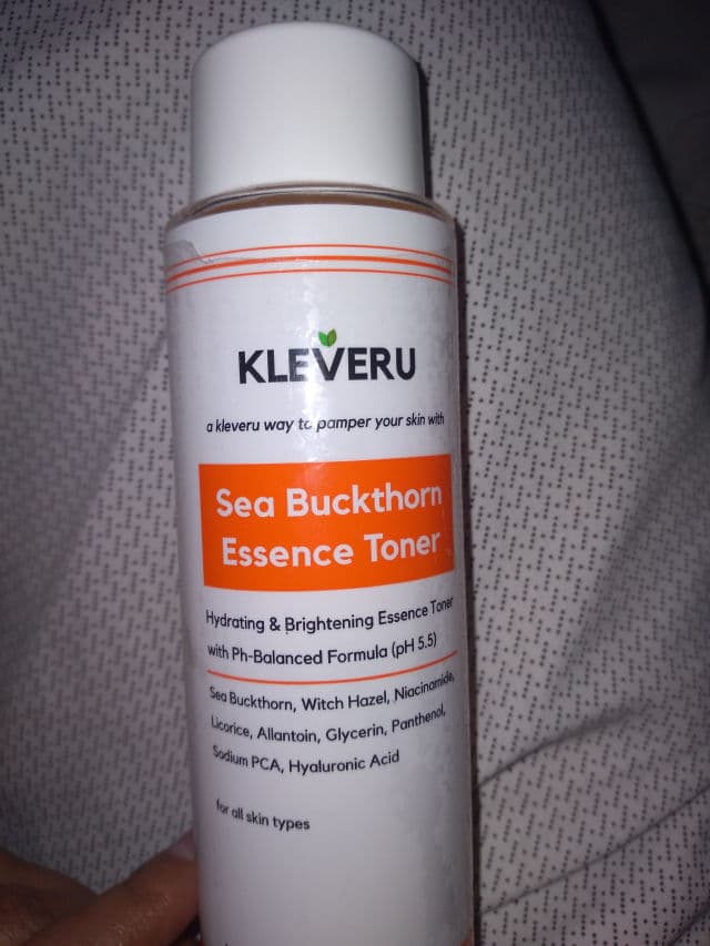 Kleveru Sea Buckthorn Essence Toner review photo by rezzakania