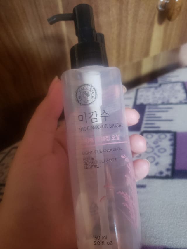 THE FACE SHOP Rice Water Bright Light Cleansing Oil review photo by ariunzaya