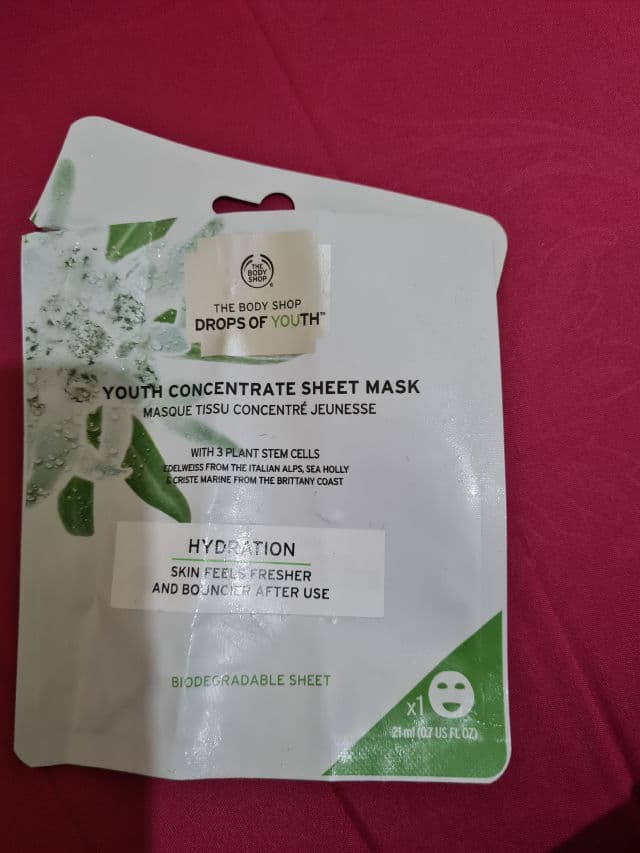 The Body Shop Drops of Youth Sheet Mask review photo by rinasito
