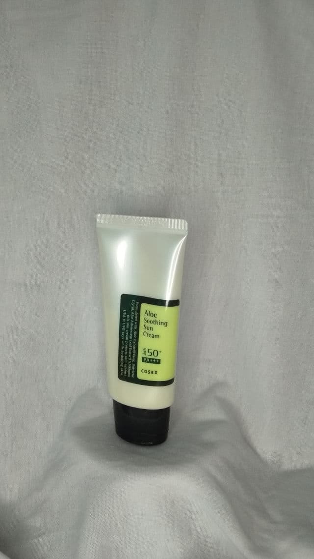 COSRX Aloe Soothing Sun Cream SPF50+ PA+++ review photo by romulia