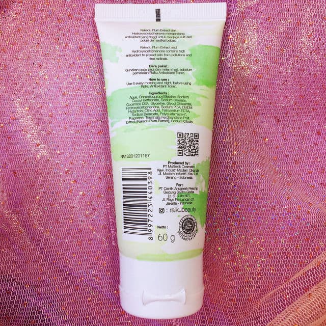 Raiku Antioxidant Cleansing Foam review photo by roxyfoxypinky