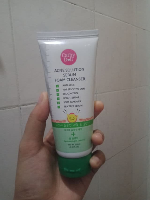 Cathy Doll Acne Solution Serum Foam Cleanser review photo by samgyeup