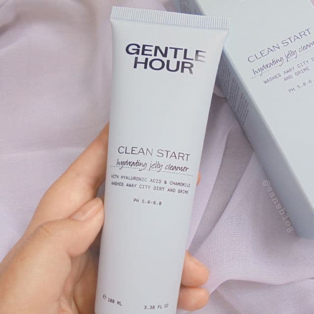 Gentle Hour Clean Start Hydrating Jelly Cleanser review photo by sansblog