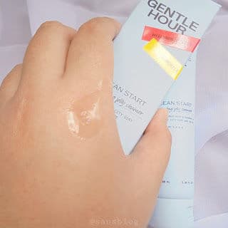 Gentle Hour Clean Start Hydrating Jelly Cleanser review photo by sansblog