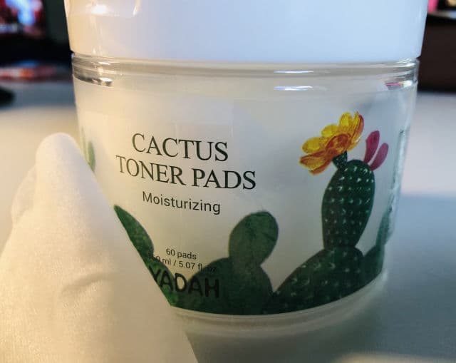 Yadah Cactus Toner Pads review photo by sarahlovesskincare