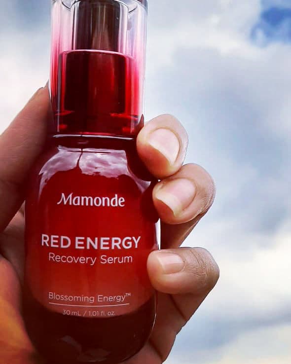 Mamonde Red Energy Recovery Serum review photo by mrscepiskincare
