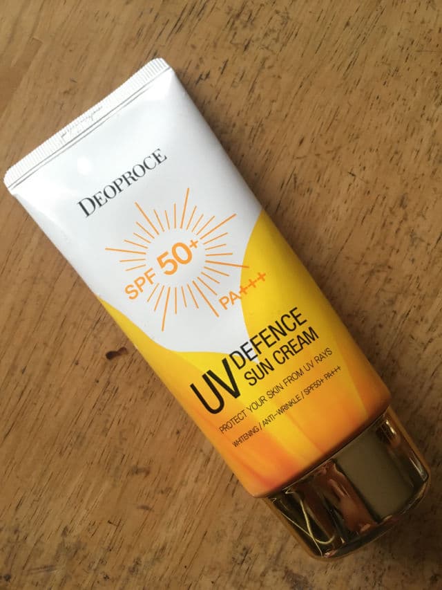 Deoproce UV Defence Sun Cream SPF 50+/PA+++ review photo by shaaeyy