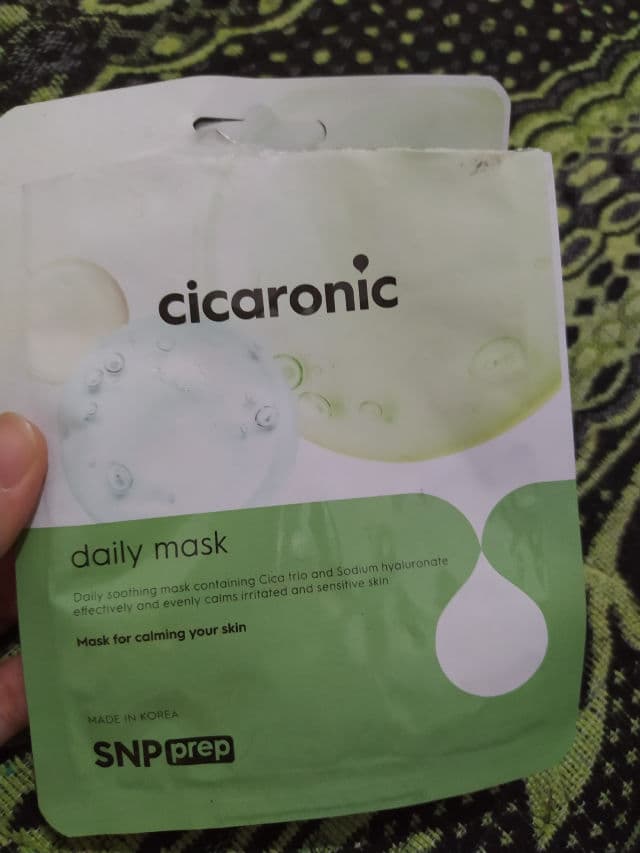 SNP Cicaronic Sheet Mask review photo by shafauliar