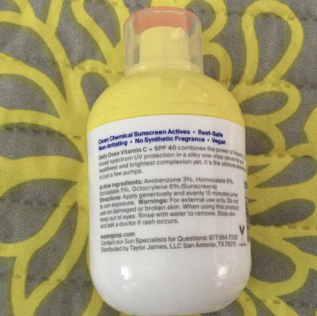 Supergoop! Daily Dose Vitamin C + SPF 40 Serum review photo by shamiza