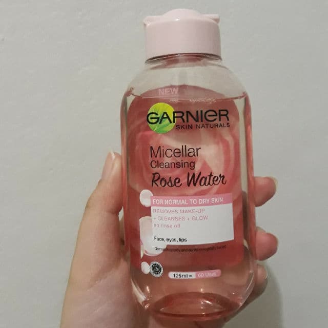 Garnier Micellar Rose Water Cleanse & Glow review photo by shellaemnl