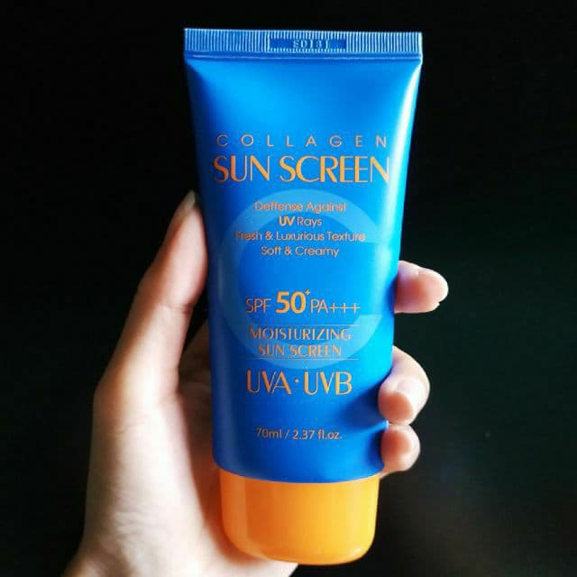 3wClinic Collagen Sunscreen SPF50+ PA++++ review photo by shintahasanesta