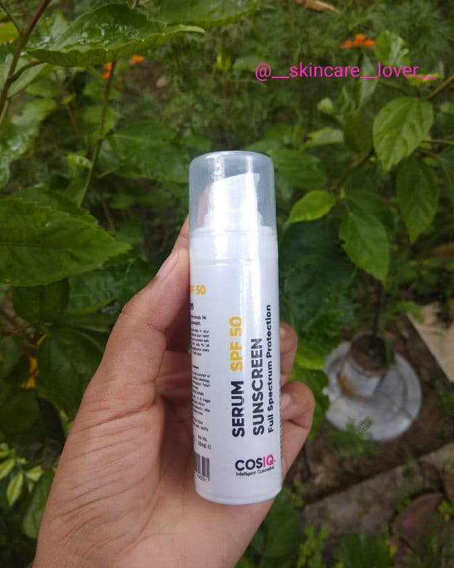 COSiQ SPF 50 Sunscreen Serum review photo by shradhasingh