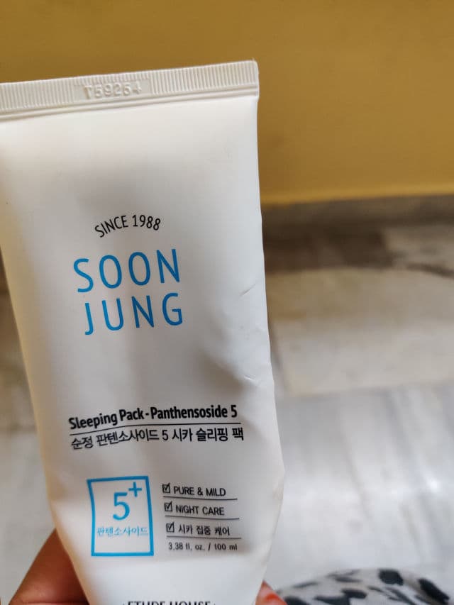 ETUDE SoonJung 5-Panthensoside Sleeping Pack review photo by shruthib