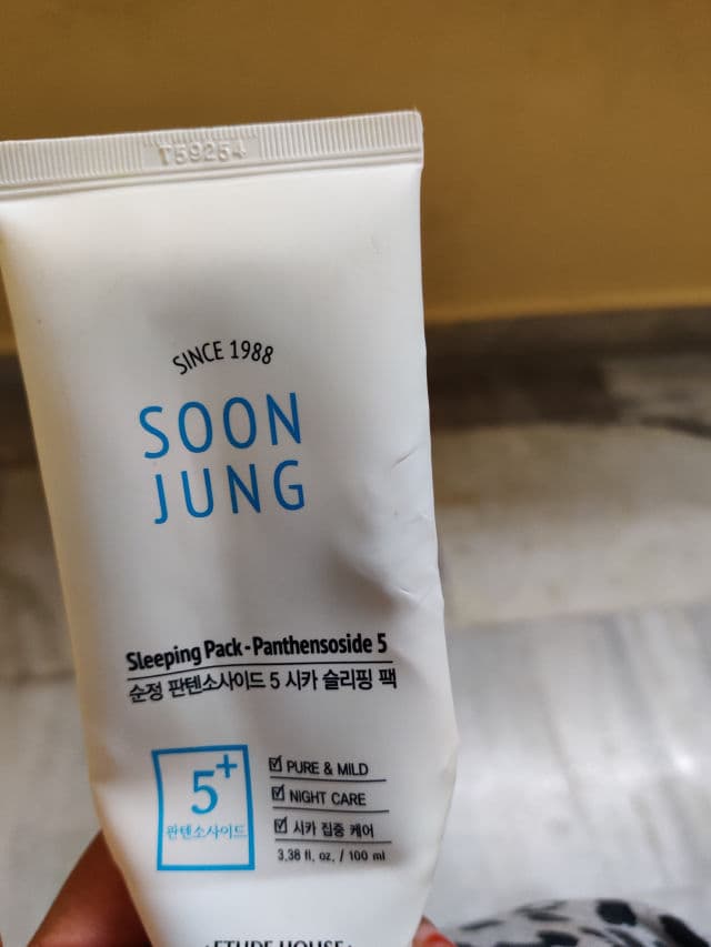 ETUDE SoonJung 5-Panthensoside Sleeping Pack review photo by shruthib
