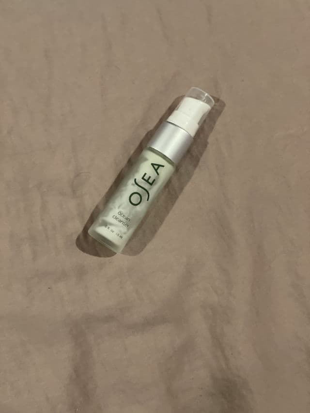 Osea Ocean Cleanser review photo by shybeautynyc