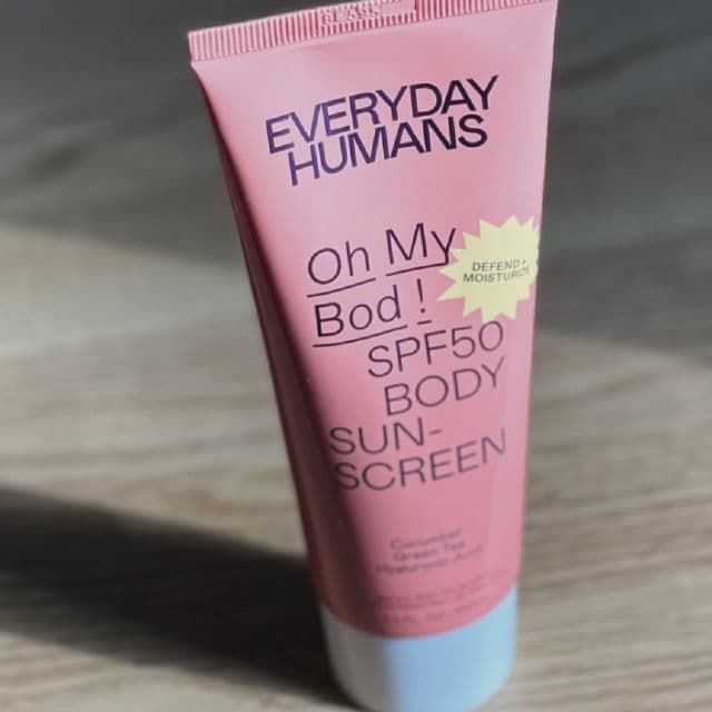 Everyday Humans Oh My Bod! SPF50 Body Sunscreen review photo by simhazel