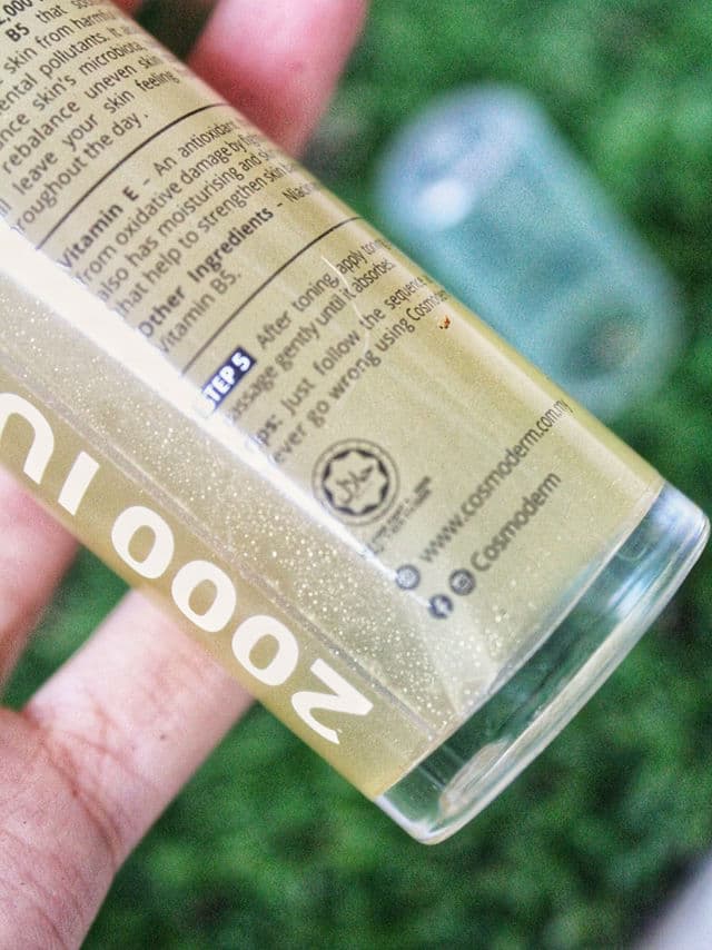 Cosmoderm Vitamin E Bi-Phased Toning Essence review photo by skeengeeks