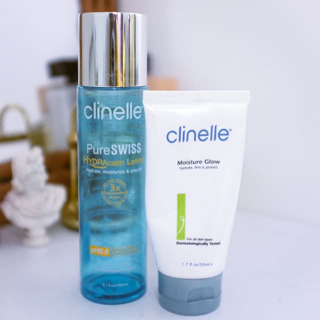Clinelle Pure Swiss Hydra Calm Lotion review photo by skinatvelvet