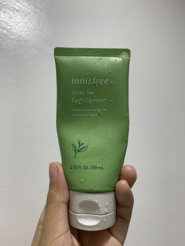 INNISFREE Green Tea Foam Cleanser review photo by skincarebychin