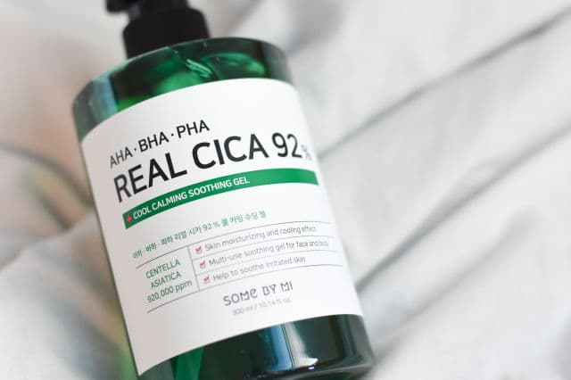Some By Mi AHA BHA PHA Real Cica 92% Cool Calming Soothing Gel review photo by skincareinhawaii