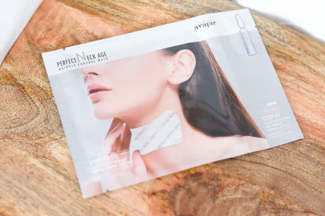 Avajar Perfect Neck Age Wrinkle Control Mask review photo by skincareinhawaii