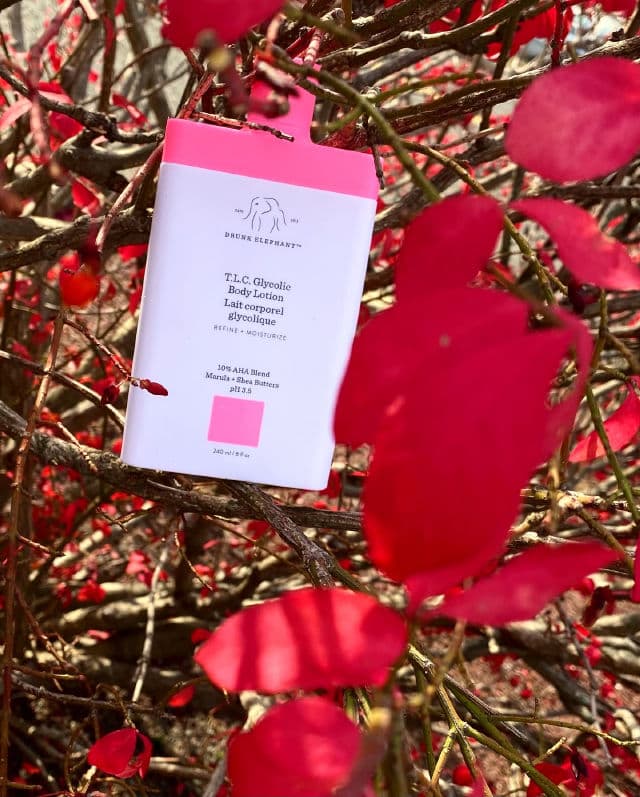 Drunk Elephant T.L.C Glycolic Body Lotion review photo by skincareismyworld