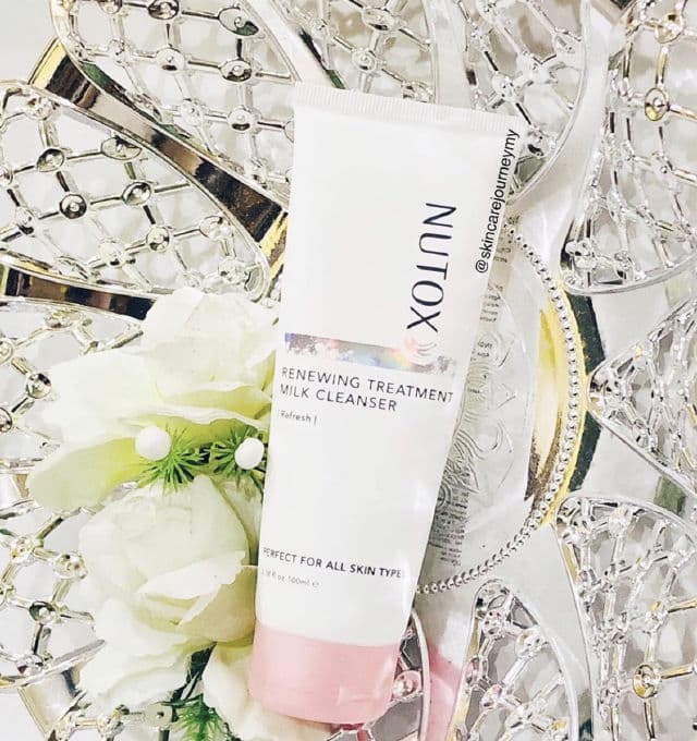 Nutox Renewing Treatment Milk Cleanser review photo by skincarejourneymy