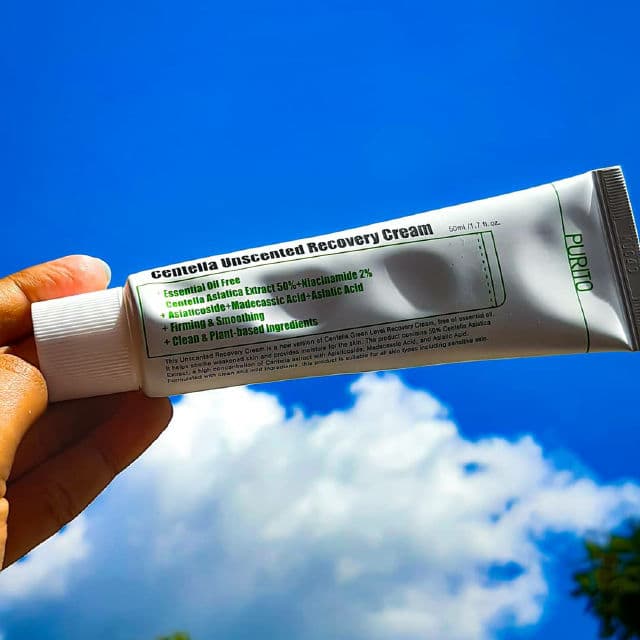 PURITO Centella Unscented Recovery Cream review photo by skinchelinguide
