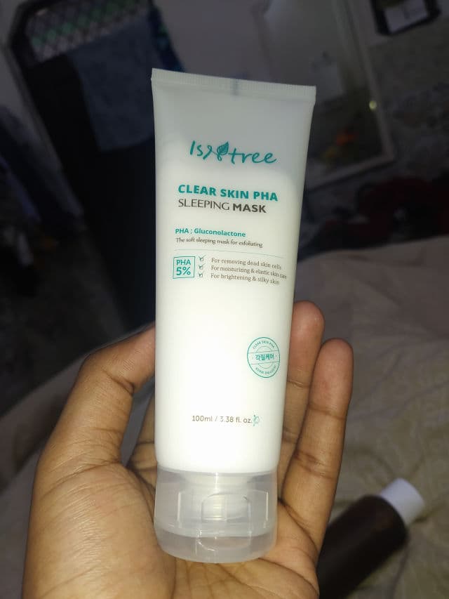 ISNTREE Clear Skin PHA Sleeping Mask review photo by skindeepkumar