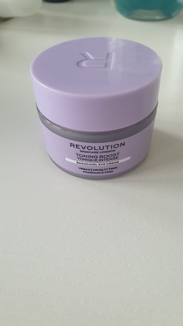 Revolution Beauty Toning Boost Bakuchiol Eye Cream review photo by skinference