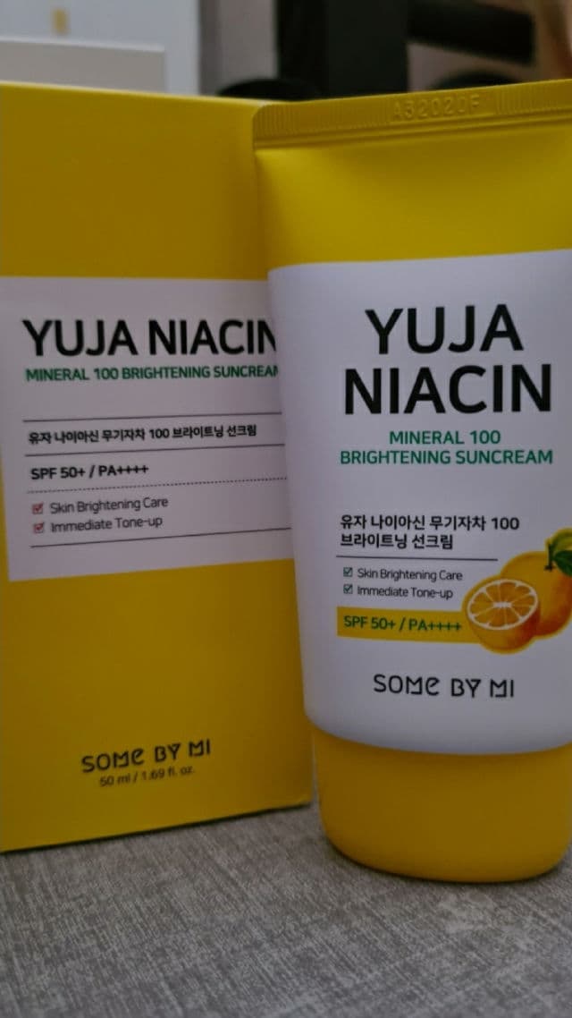Some By Mi Yuja Niacin Mineral 100 Brightening Suncream review photo by skinkareku