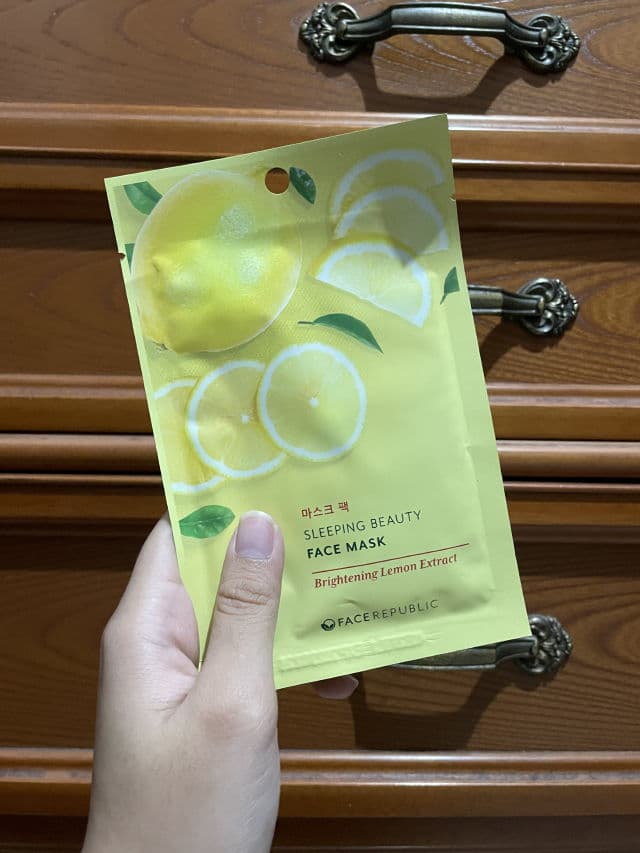 Face Republic Sleeping Beauty Face Mask Brightening Lemon Extract review photo by skinmindph