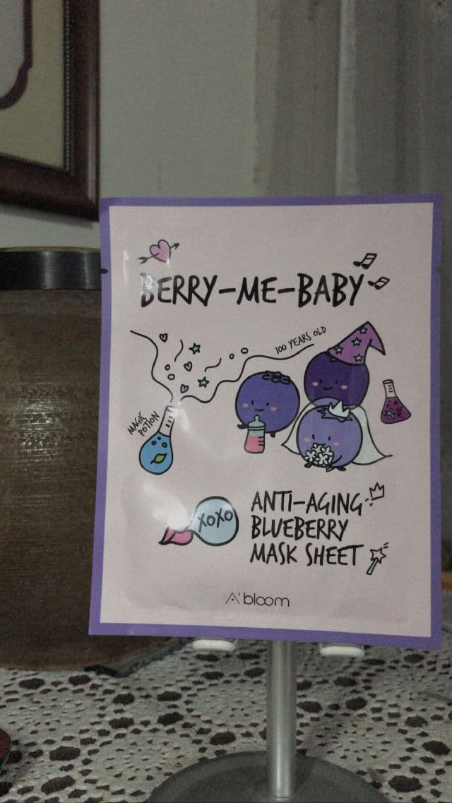 A'bloom Berry-Me-Baby Anti-aging Blueberry Mask review photo by skinmindph