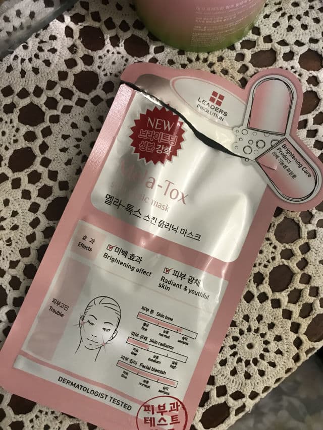 LEADERS Insolution Melatox Mask review photo by skinmindph