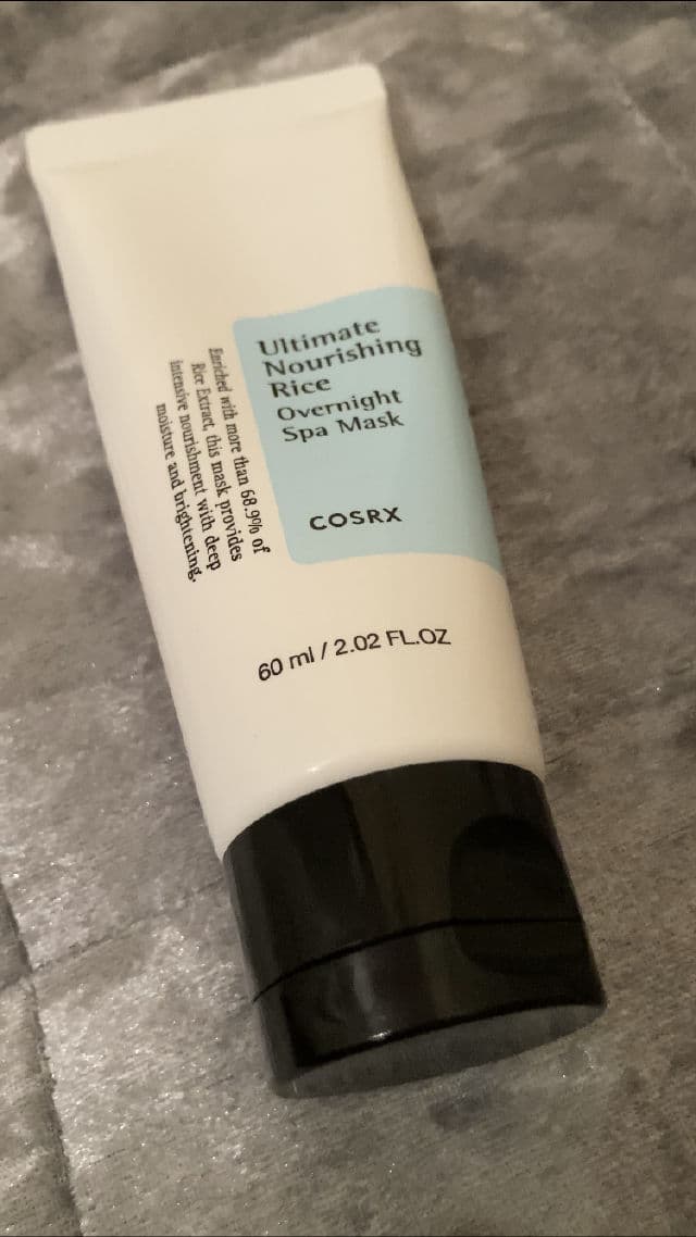 COSRX Ultimate Nourishing Rice Overnight Spa Mask review photo by skinwithnaz