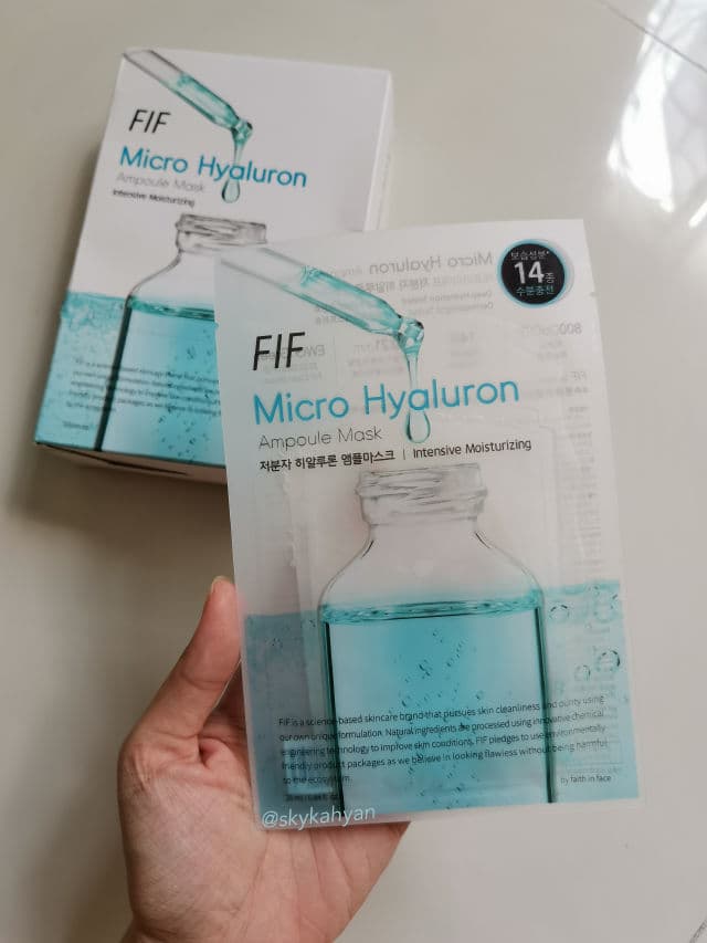 Faith in Face Micro Hyaluron Ampoule Mask review photo by skykahyan