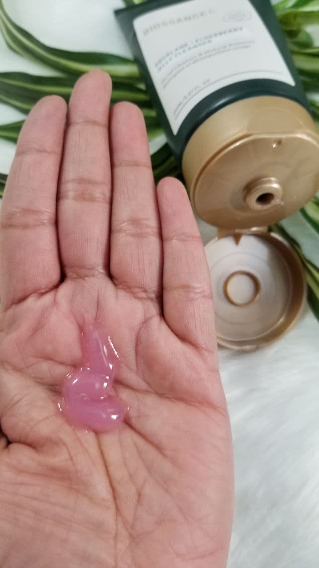 Biossance Squalane + Elderberry Jelly Cleanser review photo by sonikaraj
