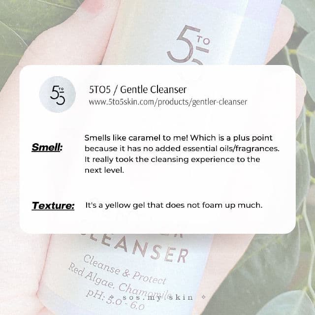 5 To 5 Gentler Cleanser review photo by sosmyskin