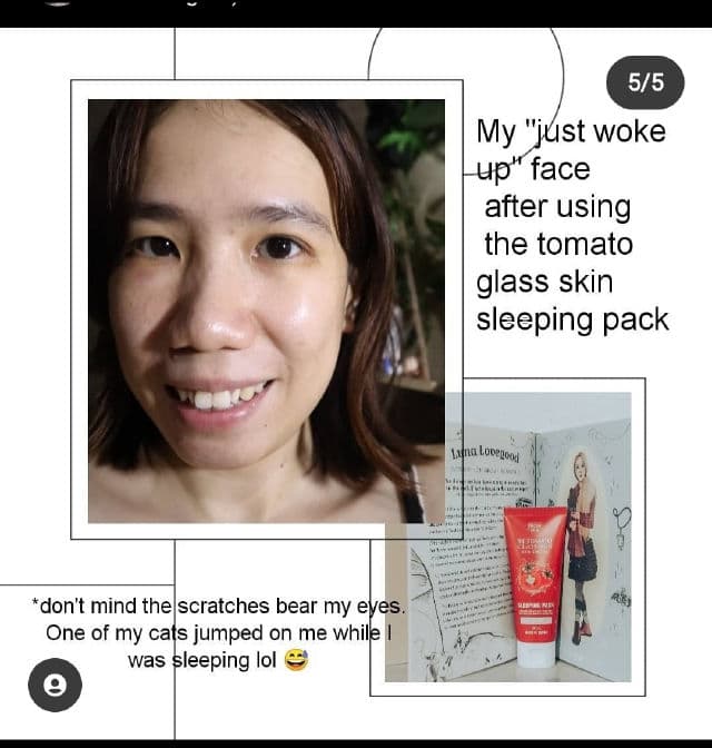 Fresh Skinlab Tomato Glass Skin Sleeping Pack review photo by sparklesandnargles
