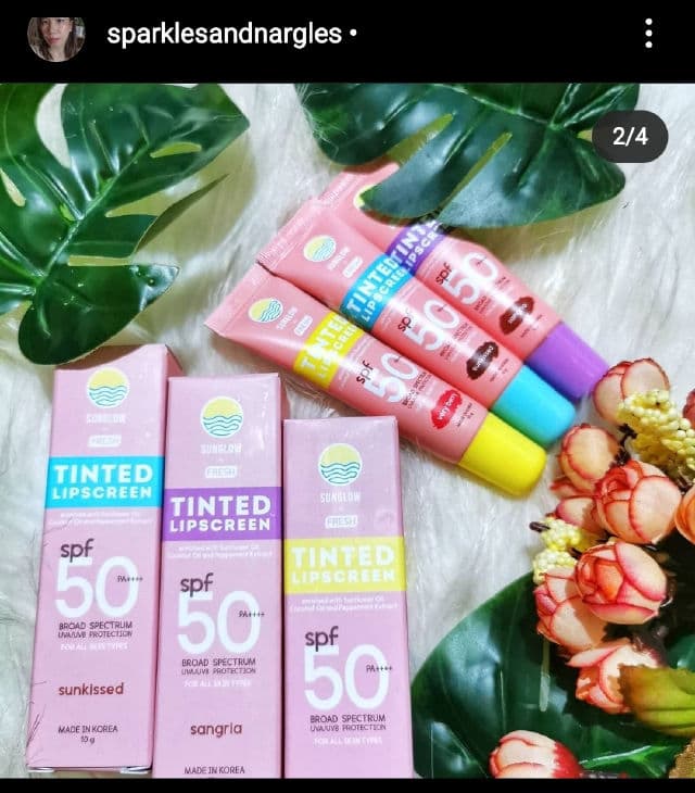 Fresh Skinlab Sunglow By Fresh Tinted Lipscreen Coral Very Berry review photo by sparklesandnargles