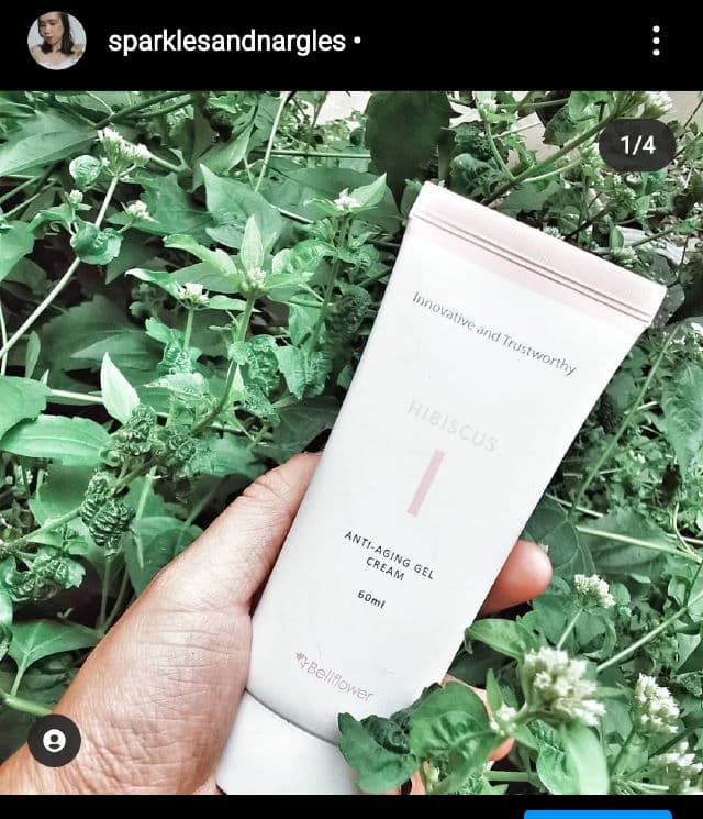 Bellflower Hibiscus Anti-Aging Gel Cream review photo by sparklesandnargles