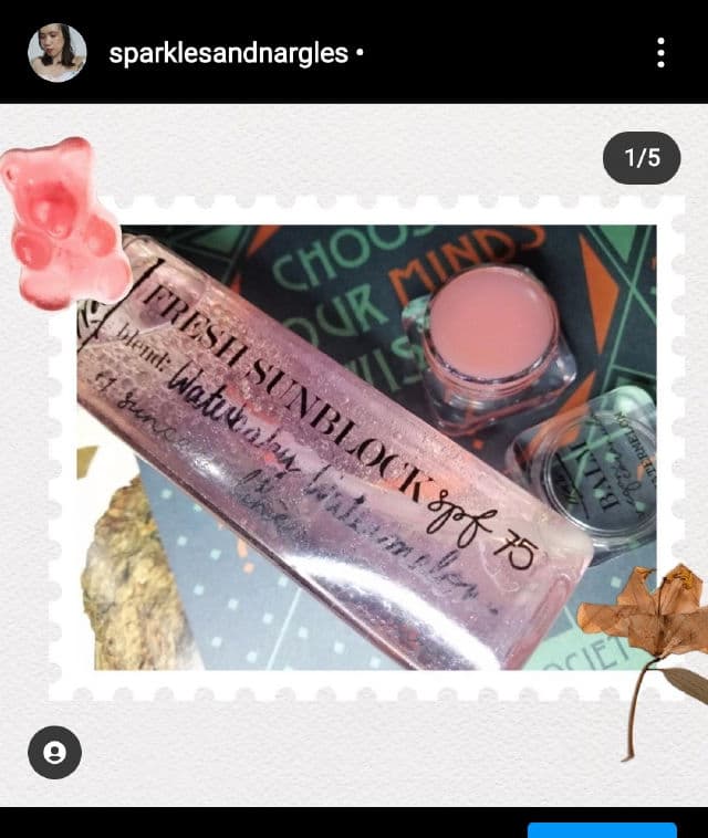 rraw Fresh SPF 75 Sunblock - Waterbaby Watermelon review photo by sparklesandnargles