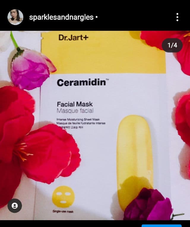 Dr. Jart+ Ceramidin Facial Mask review photo by sparklesandnargles